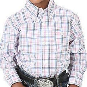 ⚓NAUTICA⚓ Boy's Plaid Long Sleeve Collared…